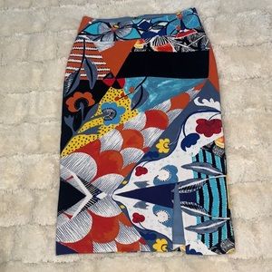 Anthropologie Maeve stretchy pencil skirt xxs